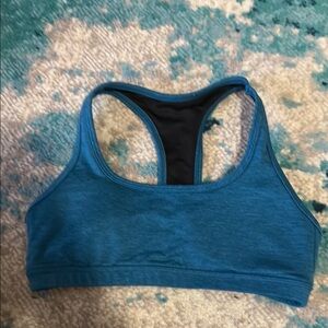 Fleo heather Blue Nora Sports Bra